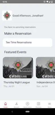 Coldstream Country Club android App screenshot 1